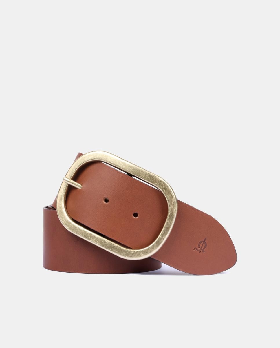 Imagem 0 de Cinto em Pele com Fivela Dupla