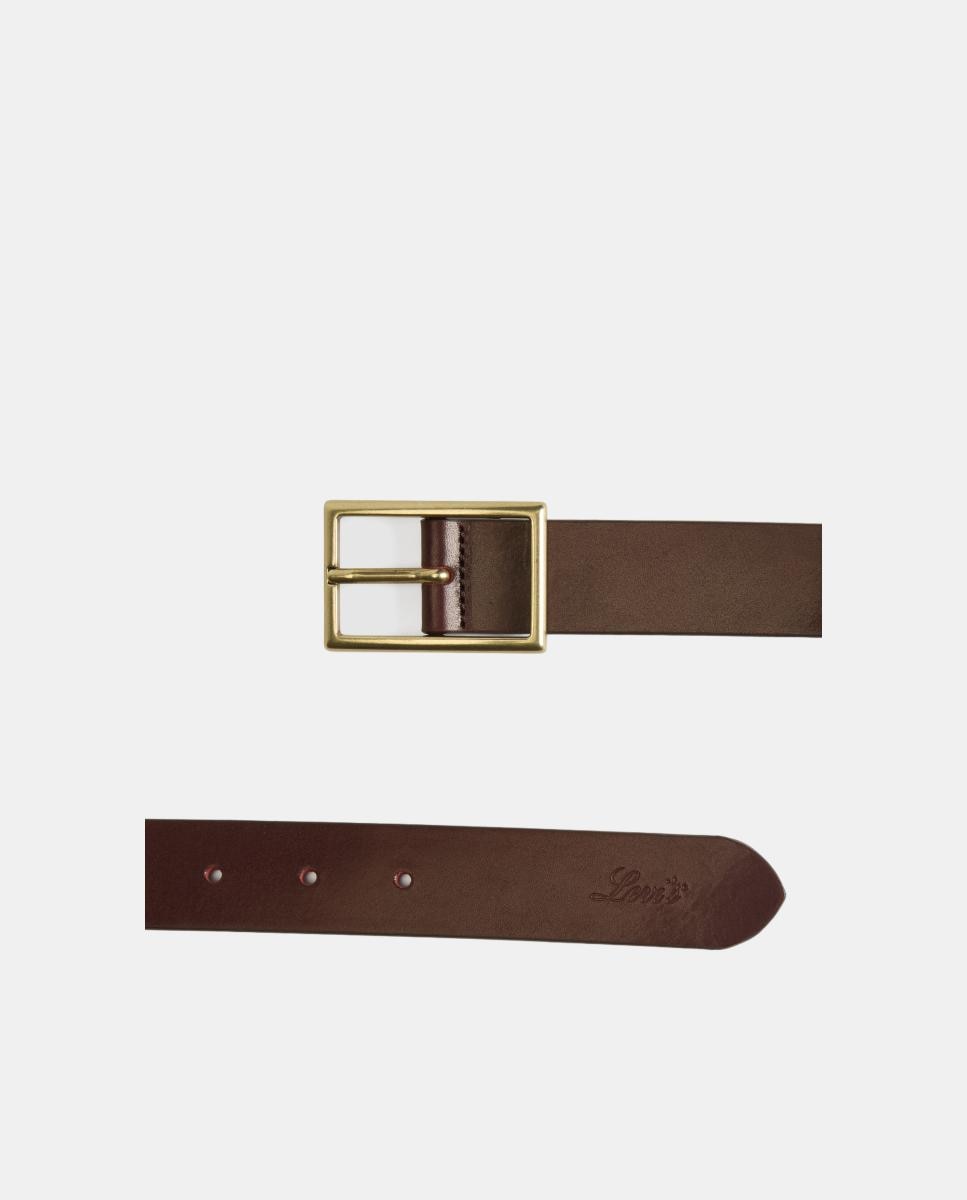 Cinturón rectangle de Levi's - Marrón oscuro Marrón oscuro-2