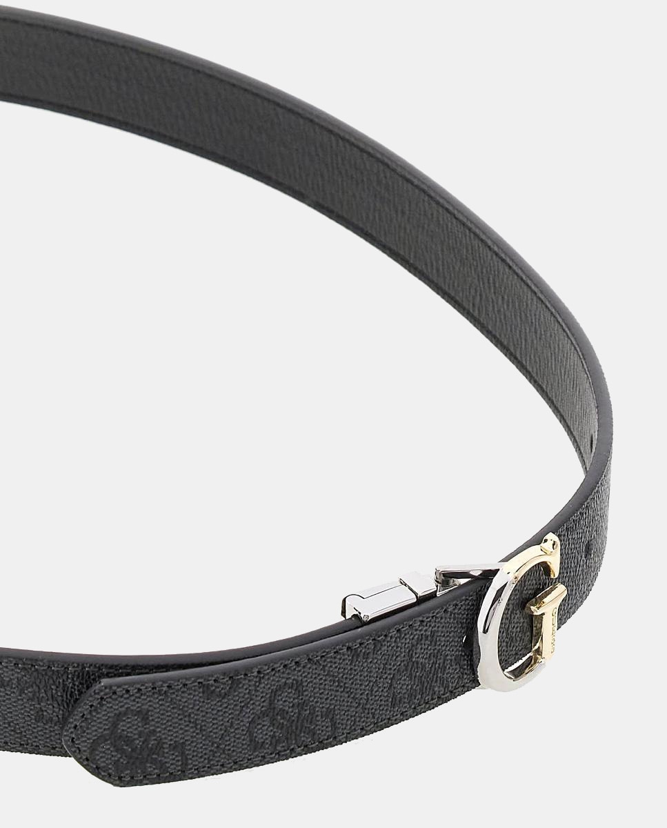 Cinto Ajustável com Fivela Tipo G Retangular Metálica Preto-2