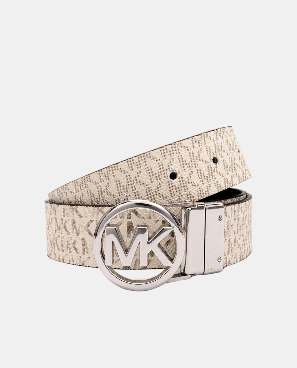 Imagen 0 de Cinturón reversible MK Blanco