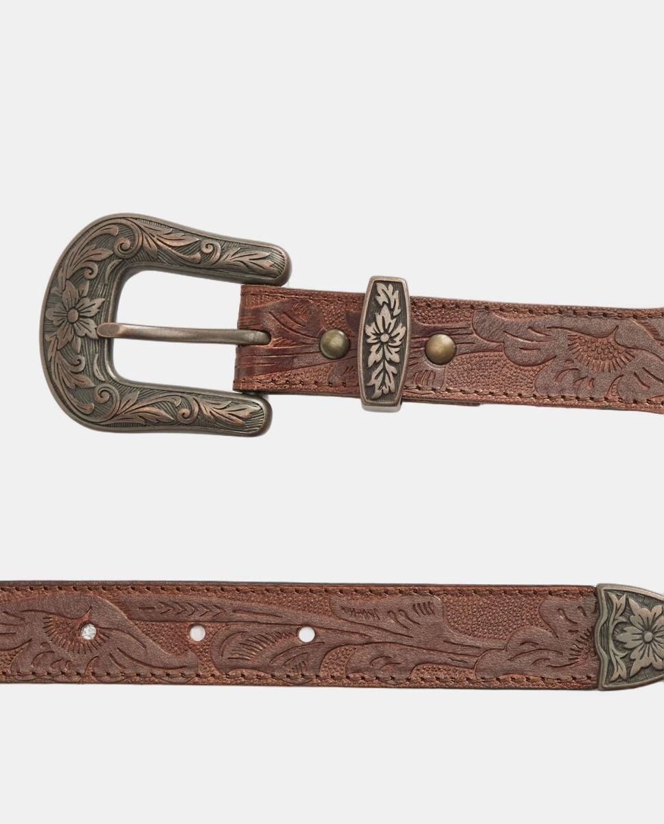 Cinto Rodeo Castanho-2