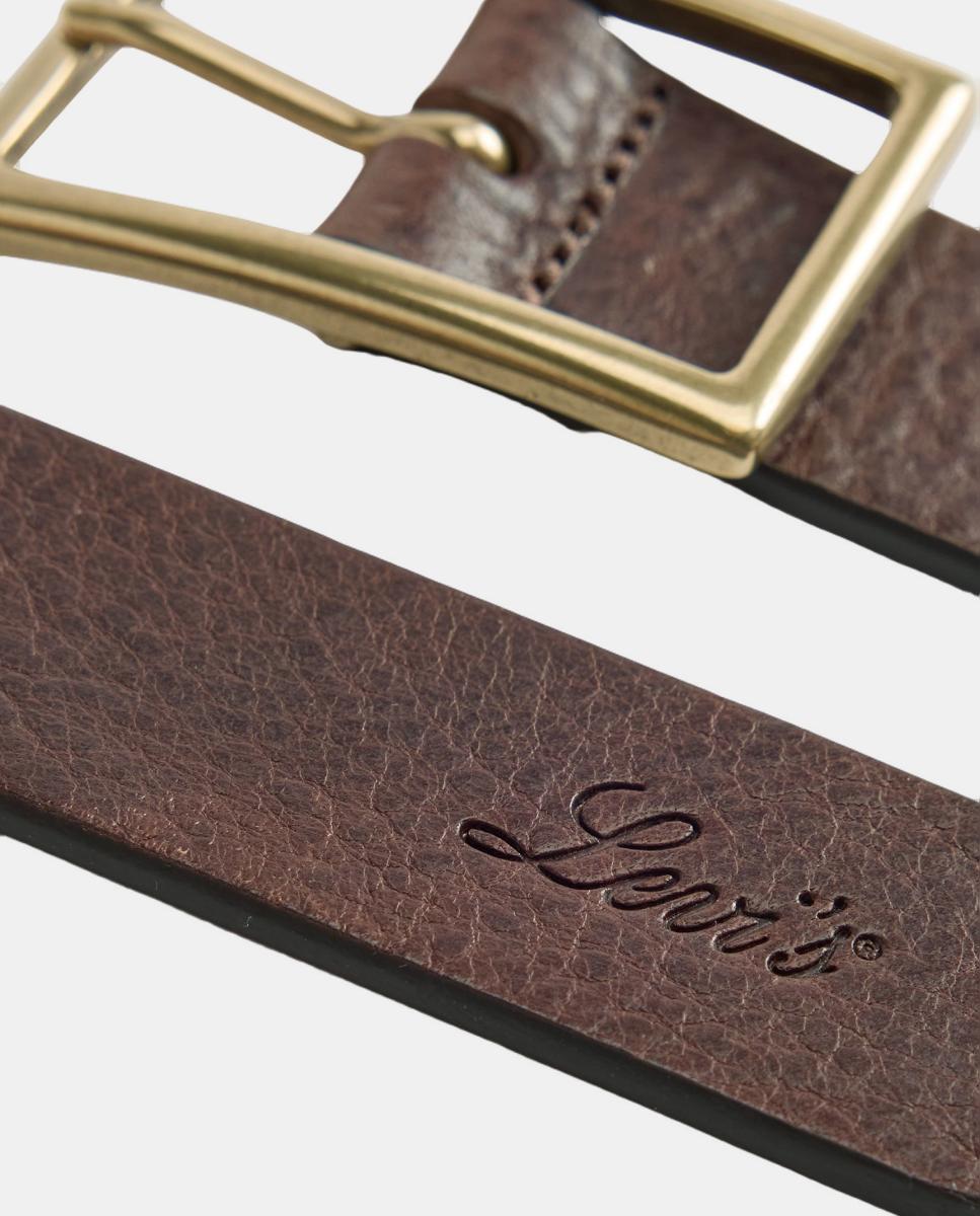 Cinto Rectangle Buckle Castanho-3