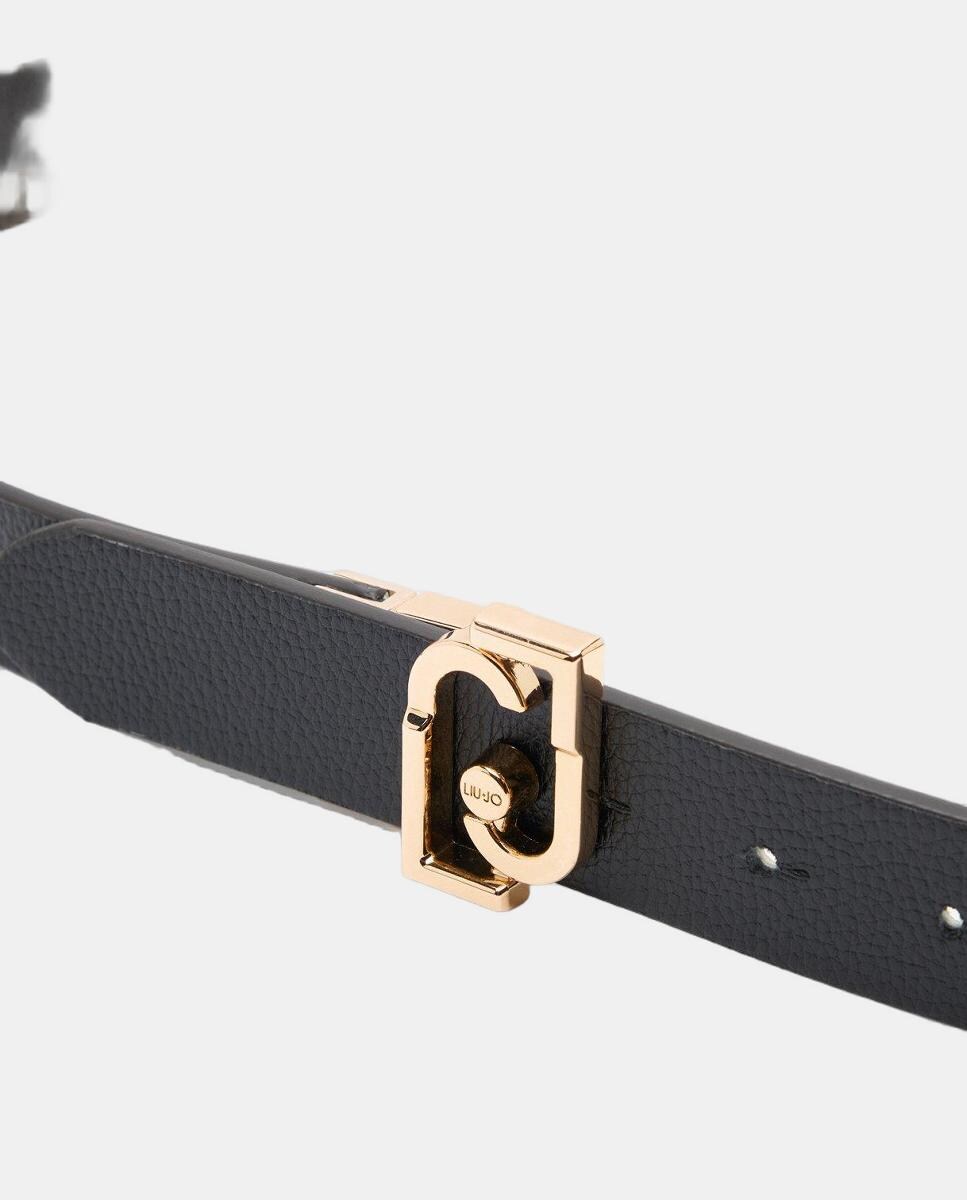 Cinto Reversível com Logótipo Preto-5