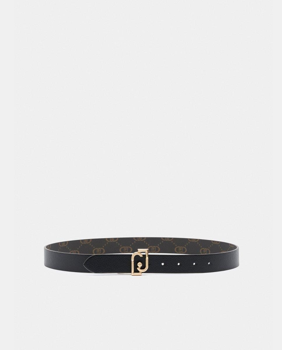 Cinto Reversível com Logótipo Preto-1