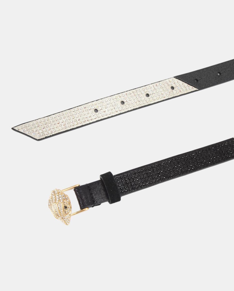 Cinto Bicolor com Cabeça de Águia Preto-2