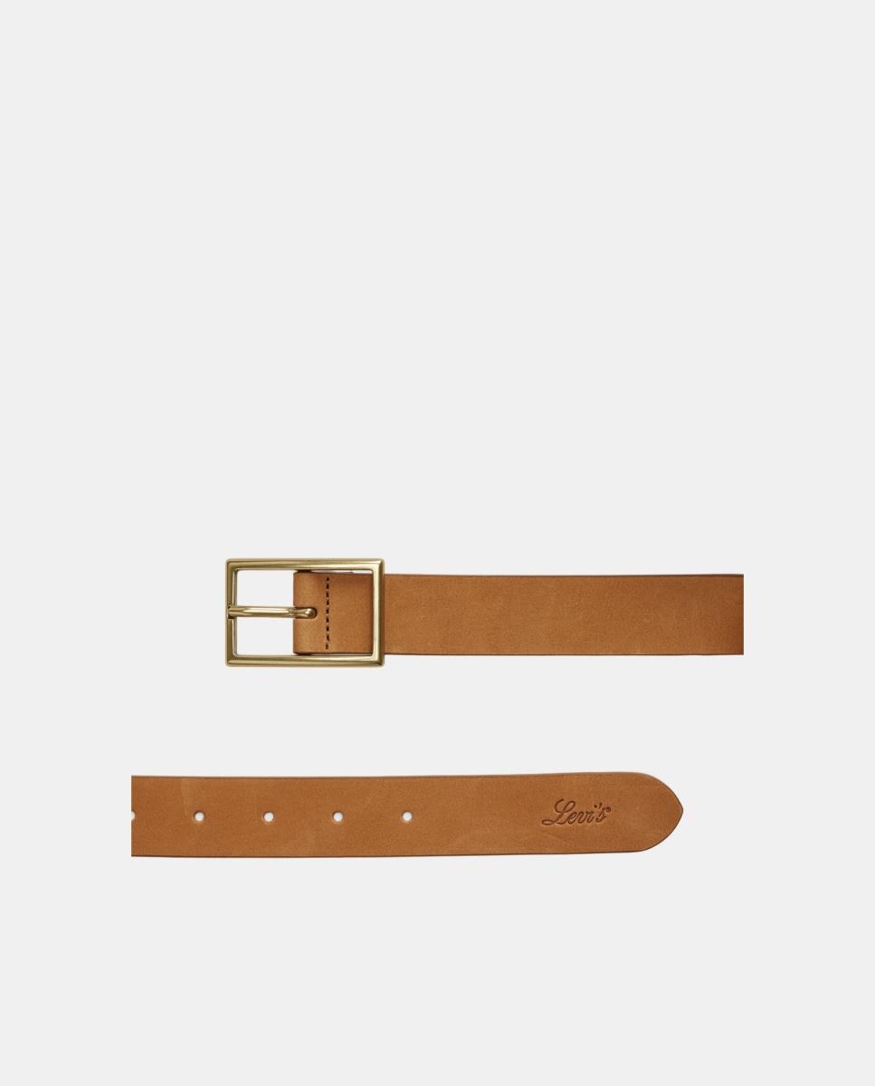 Cinto Rectangle Buckle Castanho-2