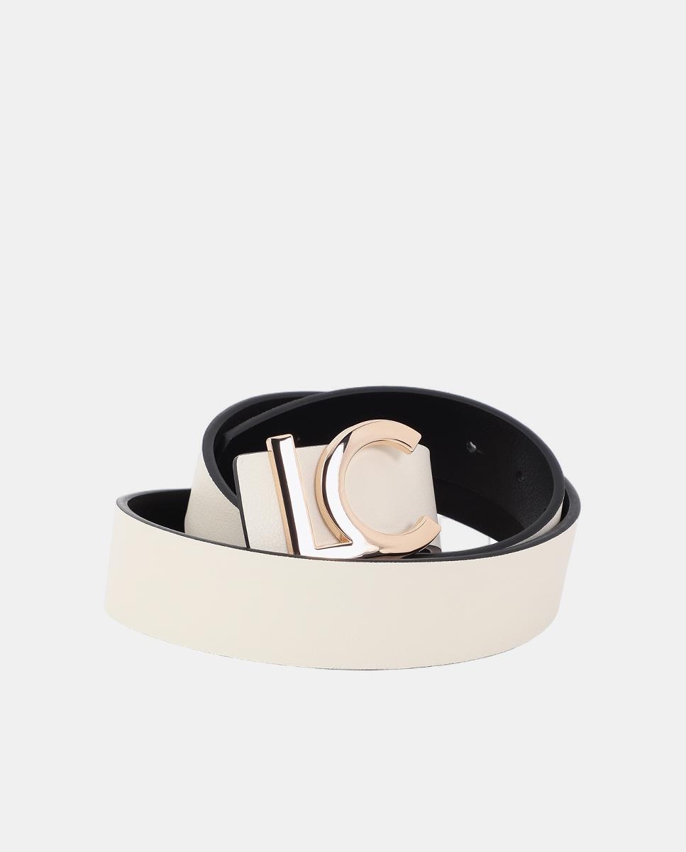 Cinturón reversible hebilla LC - Lola Casademunt - Negro Negro-7