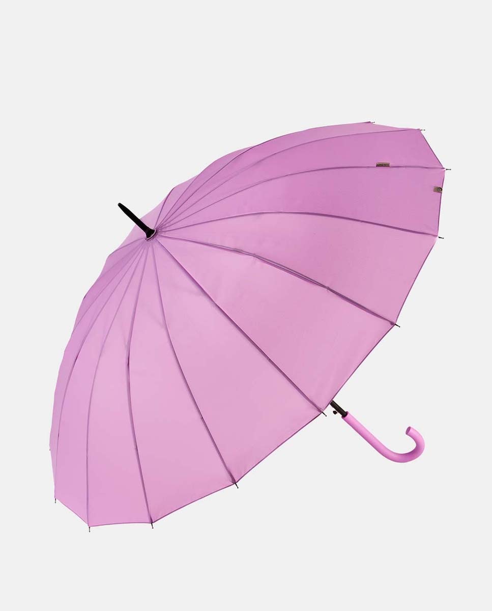 Imagem 0 de Guarda-Chuva Comprido Automático "Colorparty". Guarda-Chuva Robusto de 16 Varetas, com Proteção Solar UVP 50+ e Fabricado em Poliéster Reciclado e Reciclável.