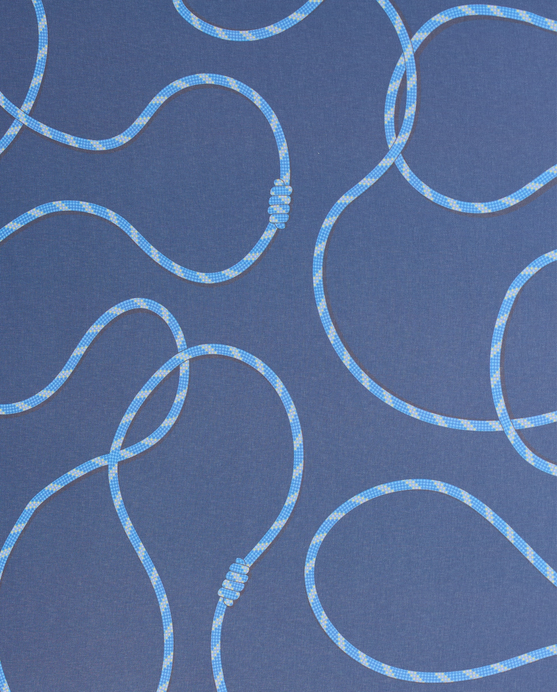 Guarda-Chuva Comprido Automático "Cords" com Sistema Windproof, Proteção Solar UVP+50 e Fabricado em Poliéster Reciclado e Reciclável Azul-marinho-3