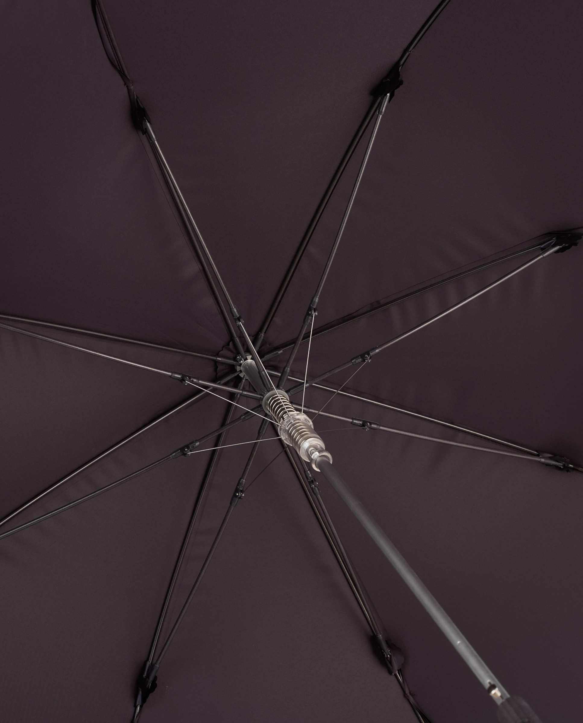 Guarda-Chuva Comprido Automático "Metallized" com Acabamento Brilhante e Tecido Metalizado. Ligeiro e Resistente ao Vento Lilás-4