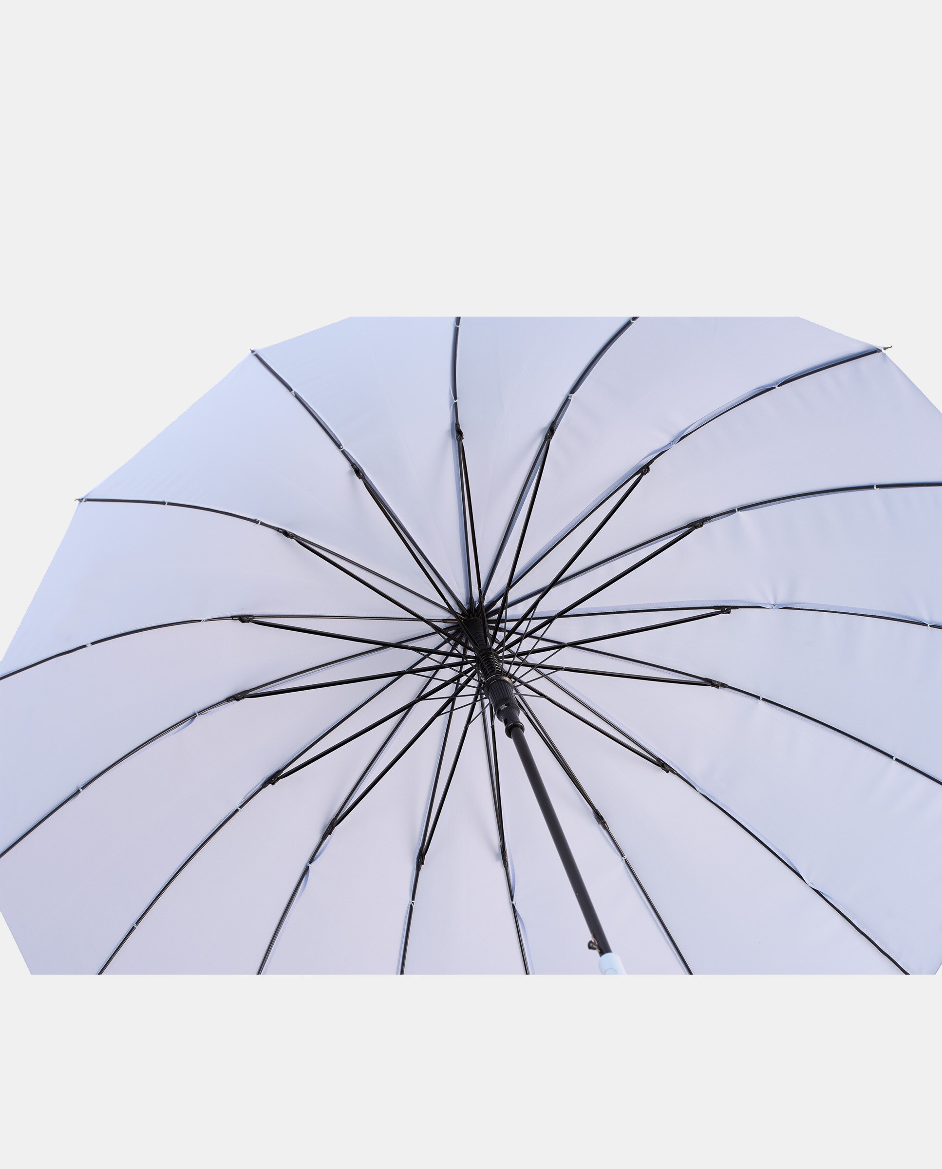 Guarda-Chuva Comprido Automático "Colorparty". Guarda-Chuva Robusto de 16 Varetas, com Proteção Solar UVP 50+ e Fabricado em Poliéster Reciclado e Reciclável Cinzento-4