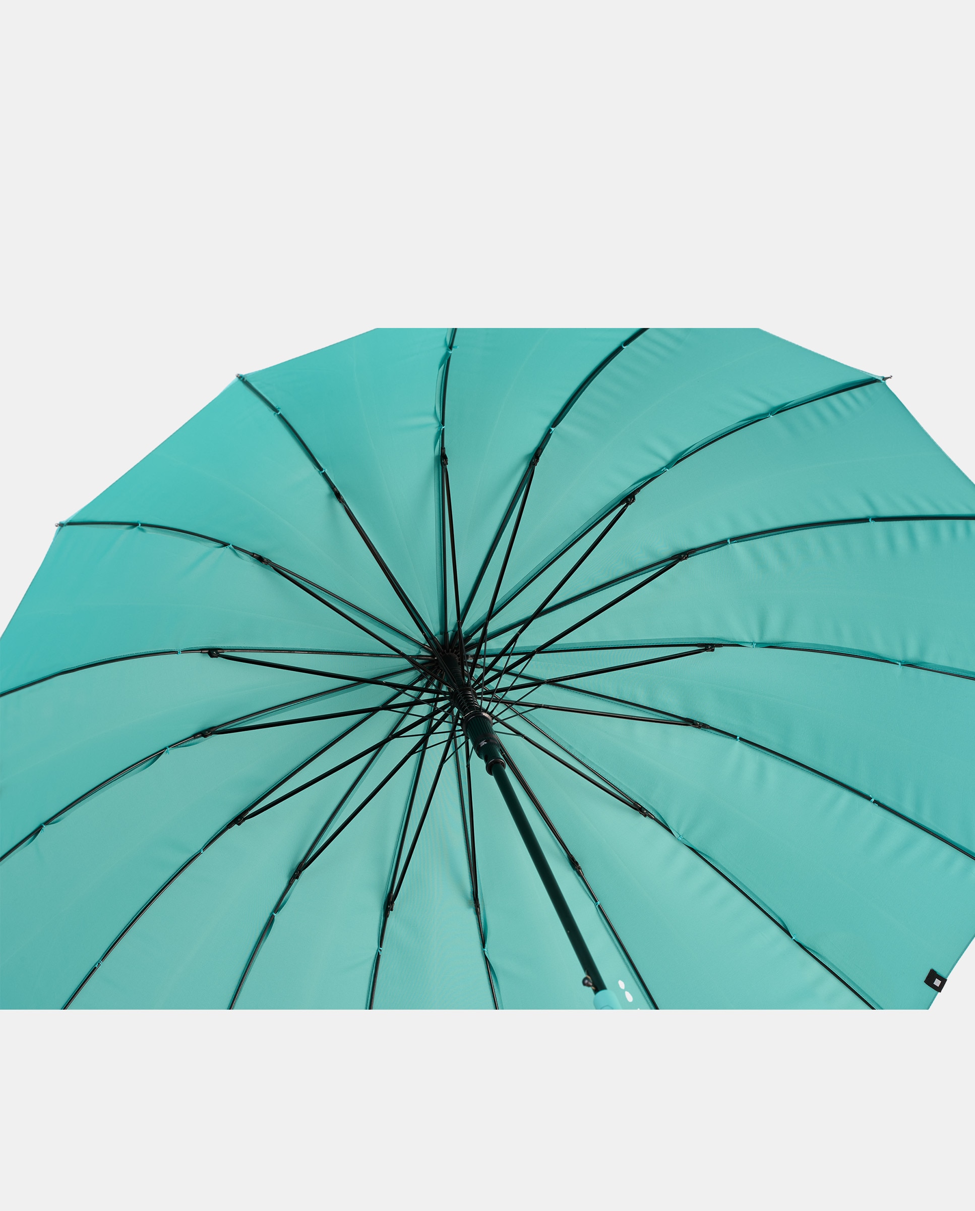 Guarda-Chuva Comprido Automático "Colorparty". Guarda-Chuva Robusto de 16 Varetas, com Proteção Solar UVP 50+ e Fabricado em Poliéster Reciclado e Reciclável Turquesa-4