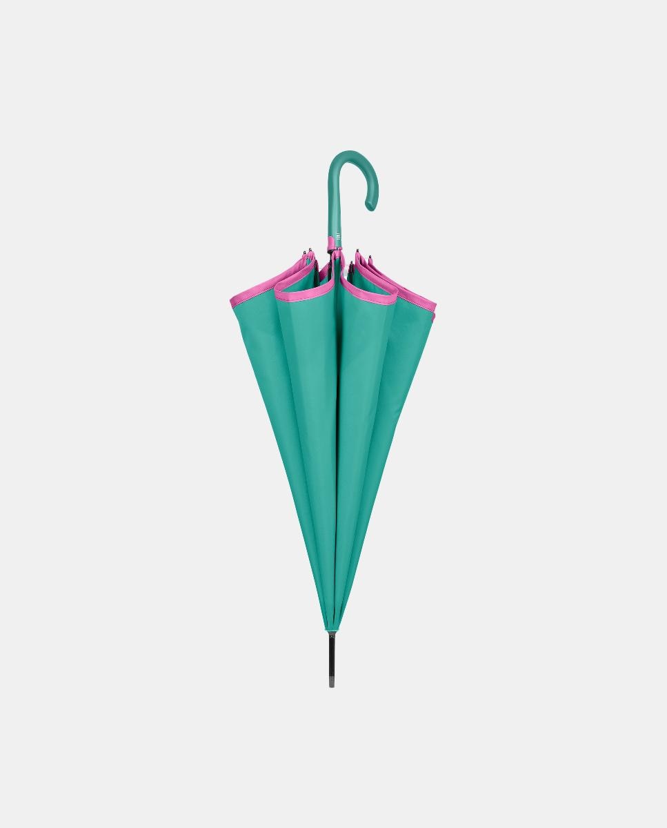 Guarda-Chuva Automático Ligeiro e Antivento com Varetas de Fibra de Vidro Verde-2