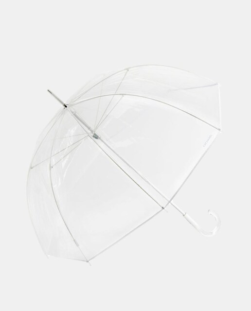 Imagem 0 de Guarda-chuva comprido transparente com abertura manual