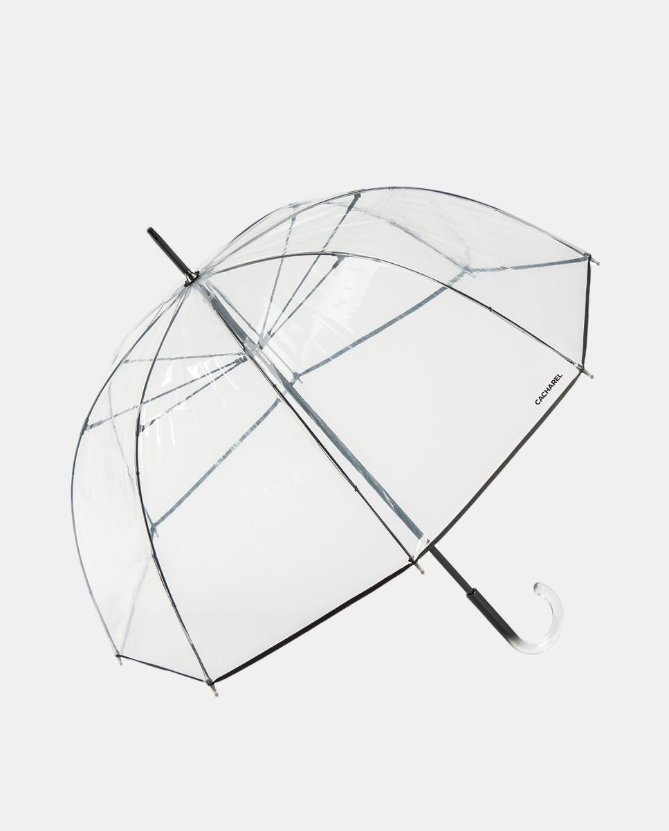 Imagem 0 de Guarda-chuva comprido transparente com abertura manual