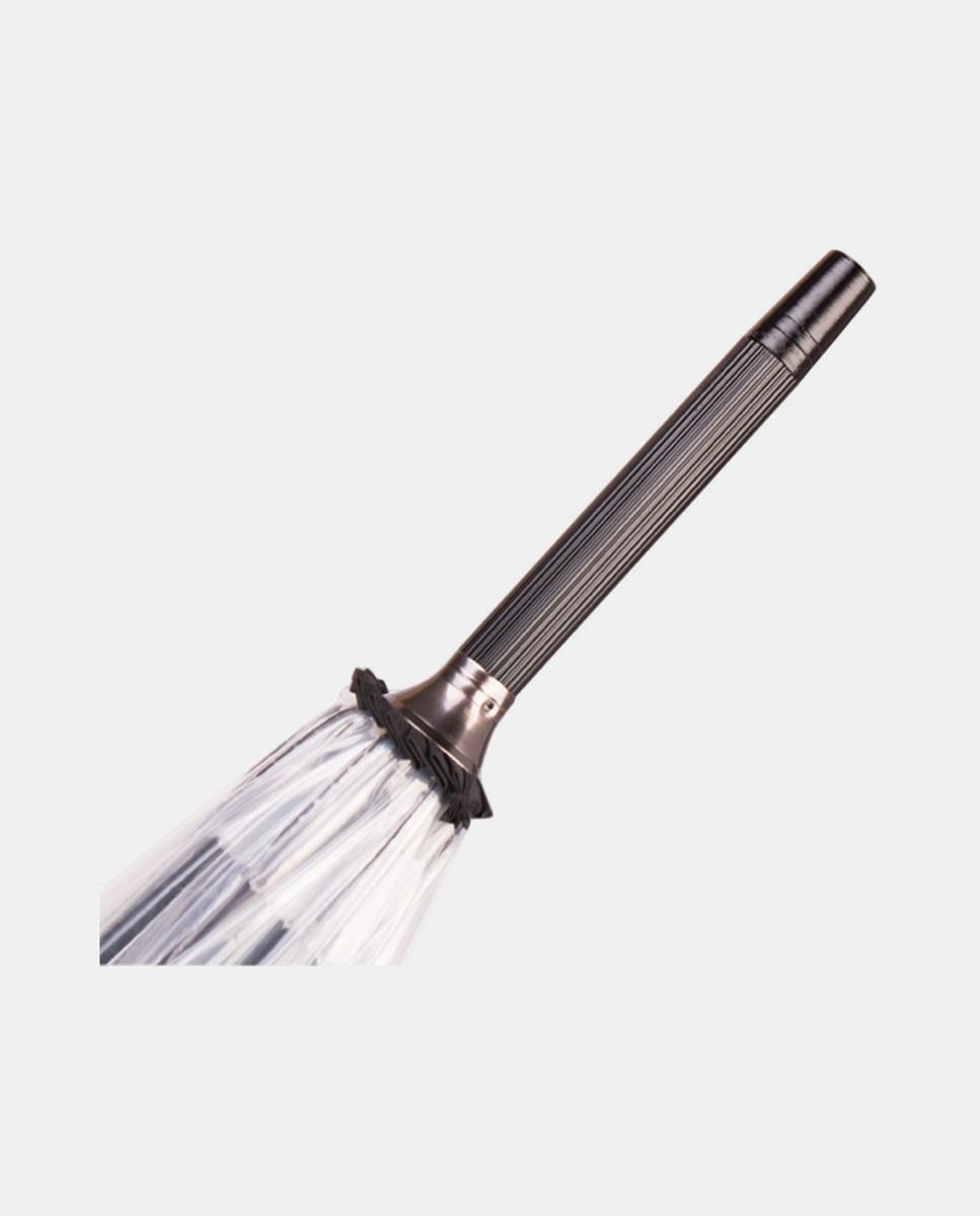 Guarda-chuva comprido transparente com abertura manual Transparente-5