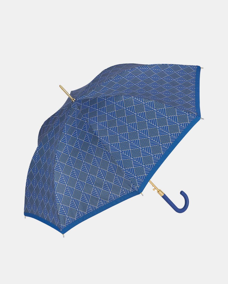 Imagem 0 de Guarda-Chuva Comprido Automático. Estampado Cabo Curvado.