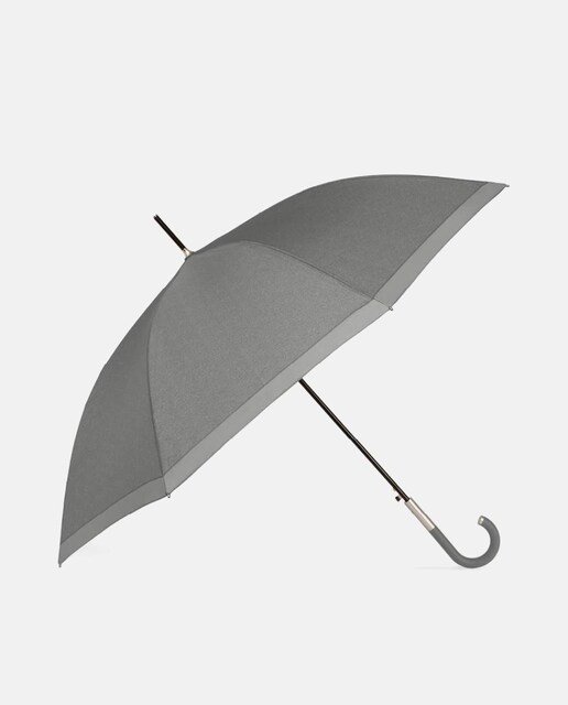 Imagem 0 de Guarda-Chuva Comprido Automático de Linho com Estampado