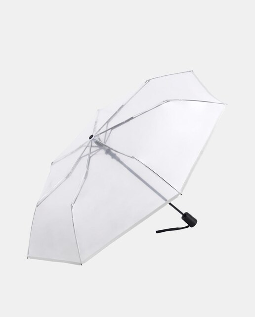Imagen 0 de Paraguas mini automático con mango recto. PVC transparente.