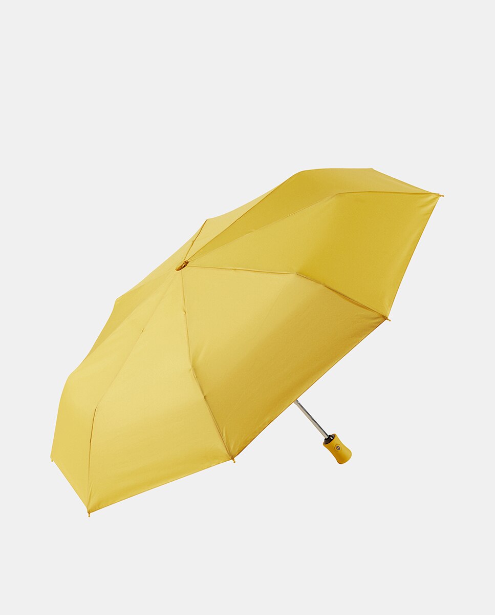 Guarda-Chuva Dobrável com Fecho/Abertura Automático Amarelo-1