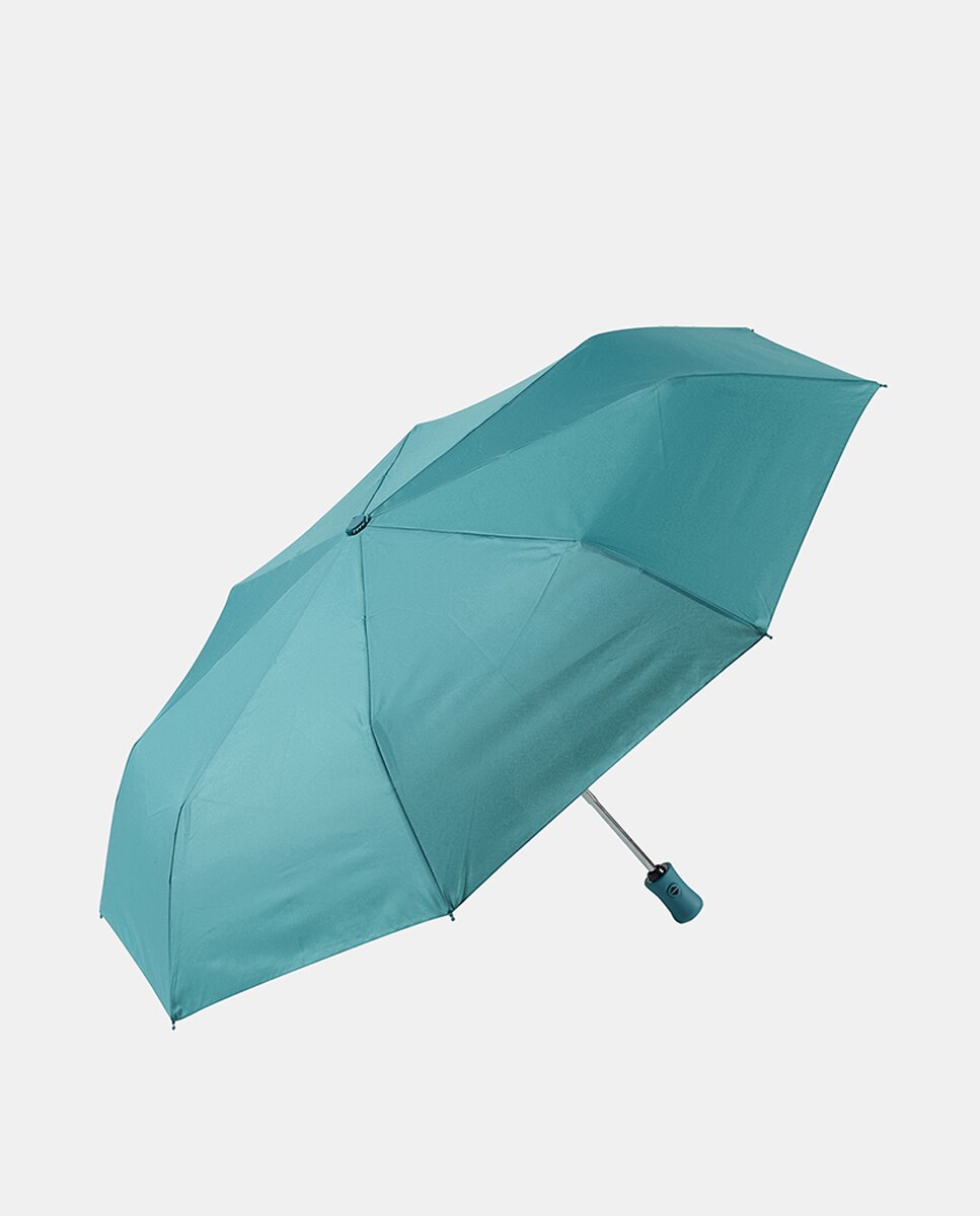 Guarda-Chuva Dobrável com Fecho/Abertura Automático Turquesa-1