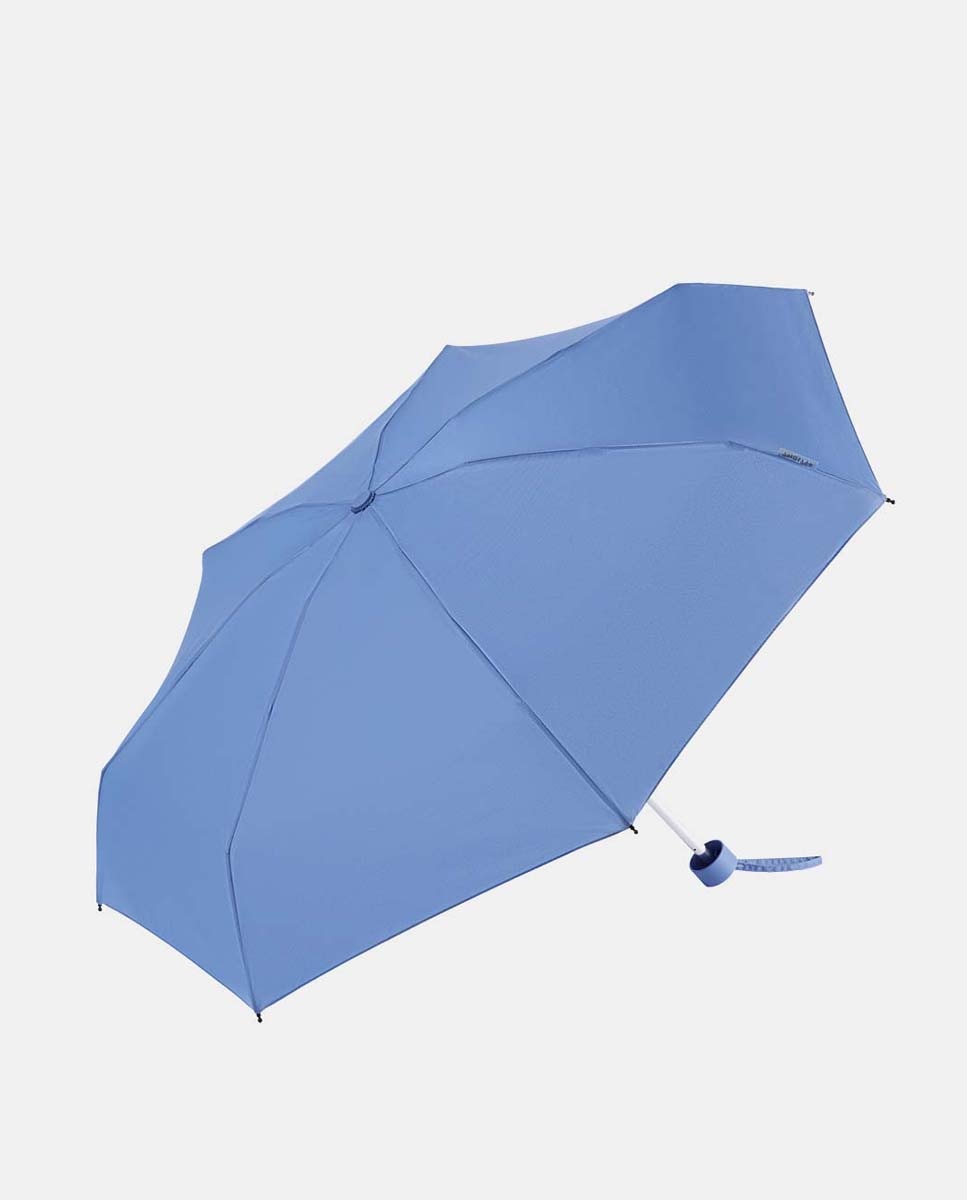 Guarda-Chuva Dobrável Mini Manual "Colors" Ligeiro com Sistema Windproof e Proteção Solar UVP50+ Azul-claro-1