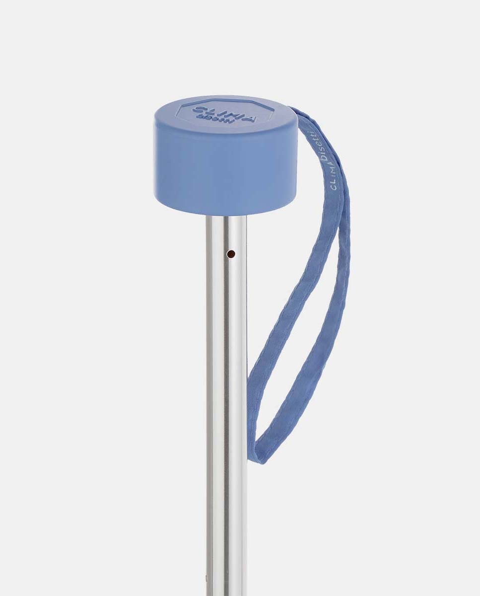 Guarda-Chuva Dobrável Mini Manual "Colors" Ligeiro com Sistema Windproof e Proteção Solar UVP50+ Azul-claro-3