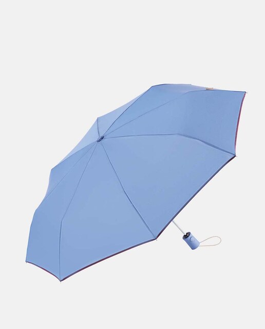 Imagen 0 de Paraguas Plegable Open+Close "Colorparty" con sistema Windproof tiene protección solar UVP+50 y está hecho con Poliéster Reciclado y Reciclable.