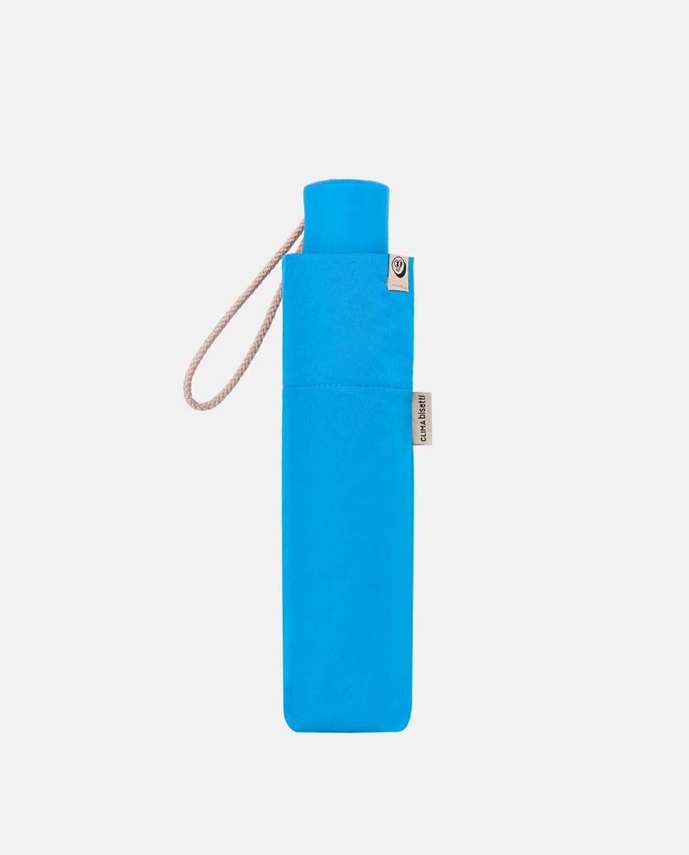 Guarda-Chuva Dobrável Manual "Colorparty" com Sistema Windproof, Proteção Solar UVP+50 e Fabricado em Poliéster Reciclado e Reciclável. Azul-2