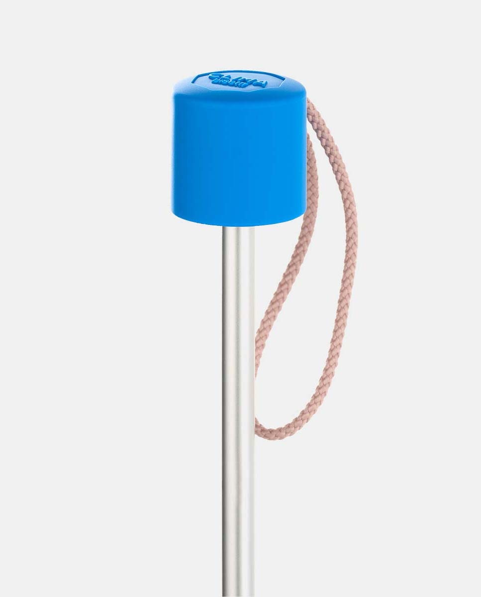 Guarda-Chuva Dobrável Manual "Colorparty" com Sistema Windproof, Proteção Solar UVP+50 e Fabricado em Poliéster Reciclado e Reciclável. Azul-3