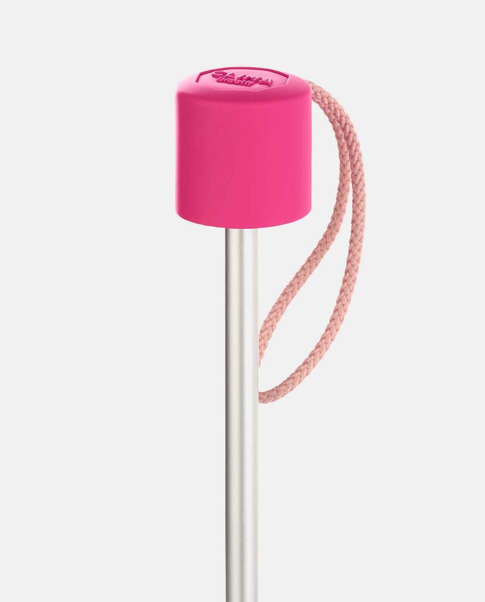 Guarda-Chuva Dobrável Manual "Colorparty" com Sistema Windproof, Proteção Solar UVP+50 e Fabricado em Poliéster Reciclado e Reciclável. Coral-3