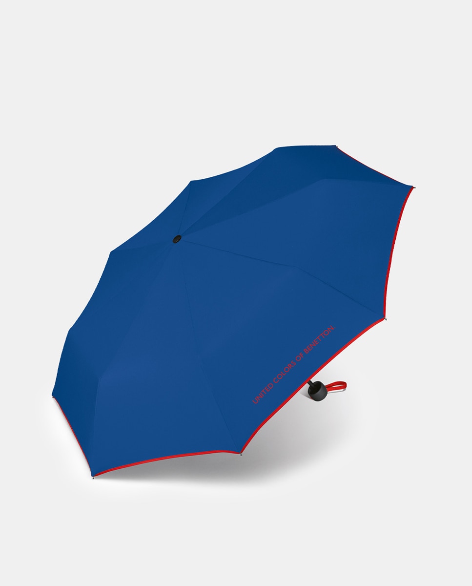 Guarda-Chuva Mini Manual Liso Azul-1