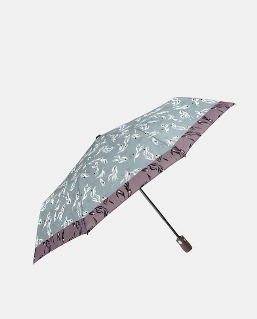 Imagem 0 de Guarda-Chuva Dobrável com Fecho e Abertura Automáticos, Varetas de Fibra de Vidro, Ligeiro e Antivento