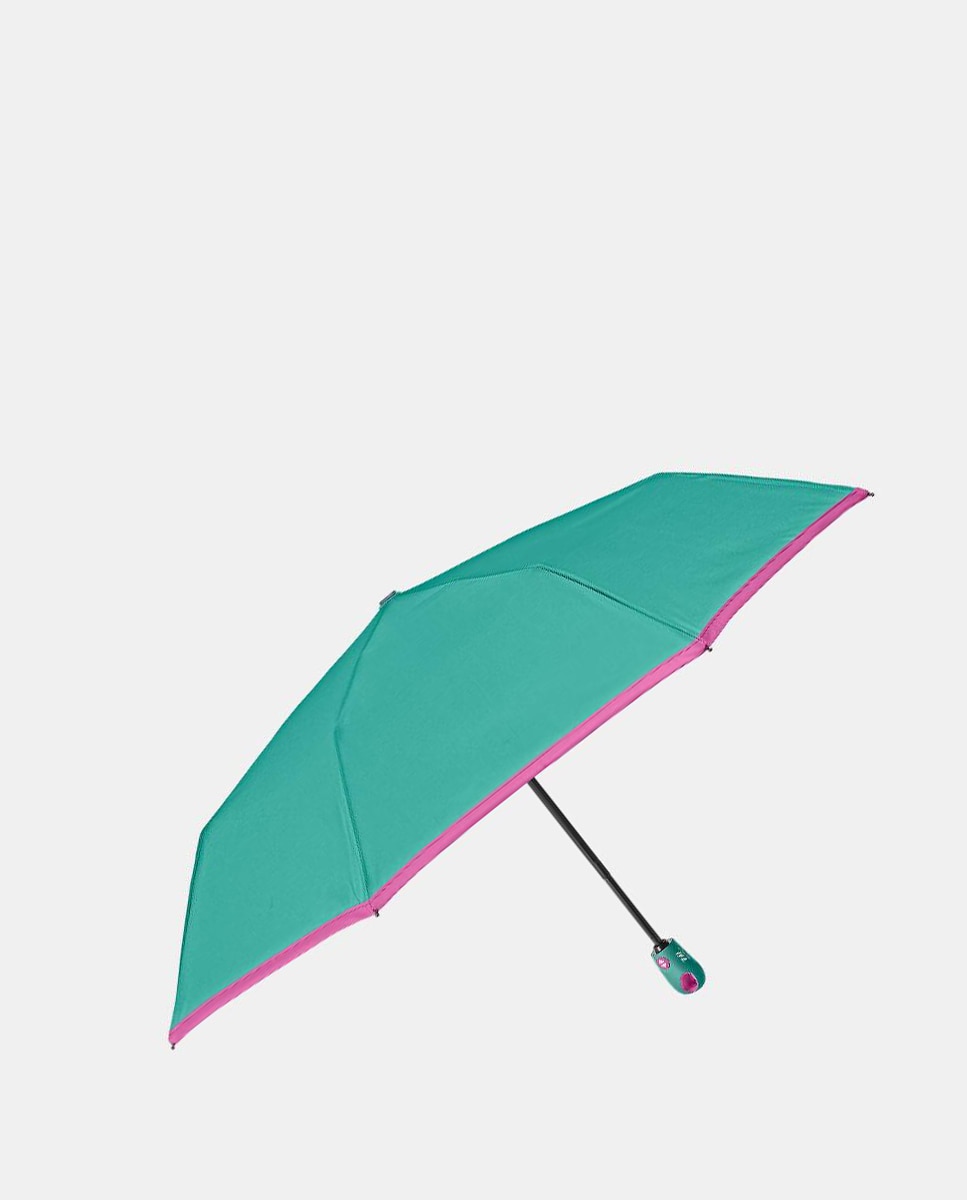 Imagem 0 de Guarda-Chuva Dobrável com Fecho e Abertura Automáticos, Varetas de Fibra de Vidro, Ligeiro e Antivento