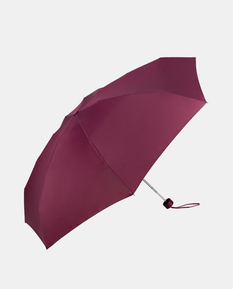 Guarda-Chuva Mini Manual. XL. Liso Cabo Direito. Bordeaux-1