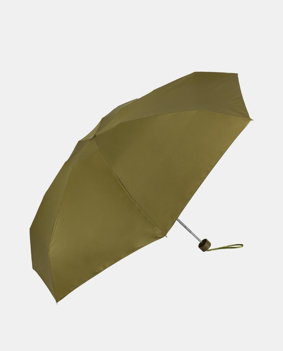 Guarda-Chuva Mini Manual. XL. Liso Cabo Direito. Caqui-1