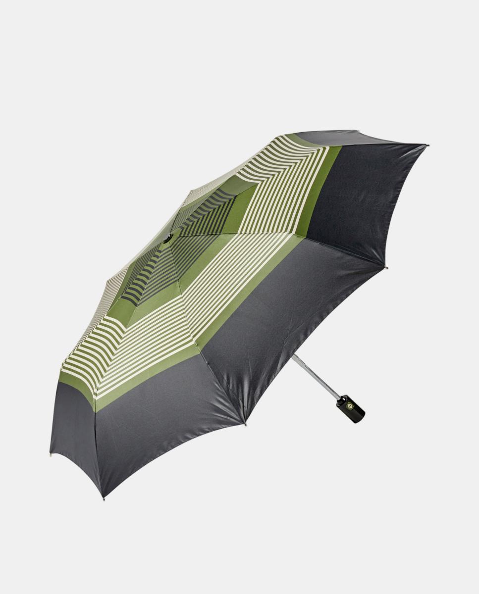 Imagem 0 de Guarda-Chuva Dobrável com Fecho/Abertura Automático. Às Riscas