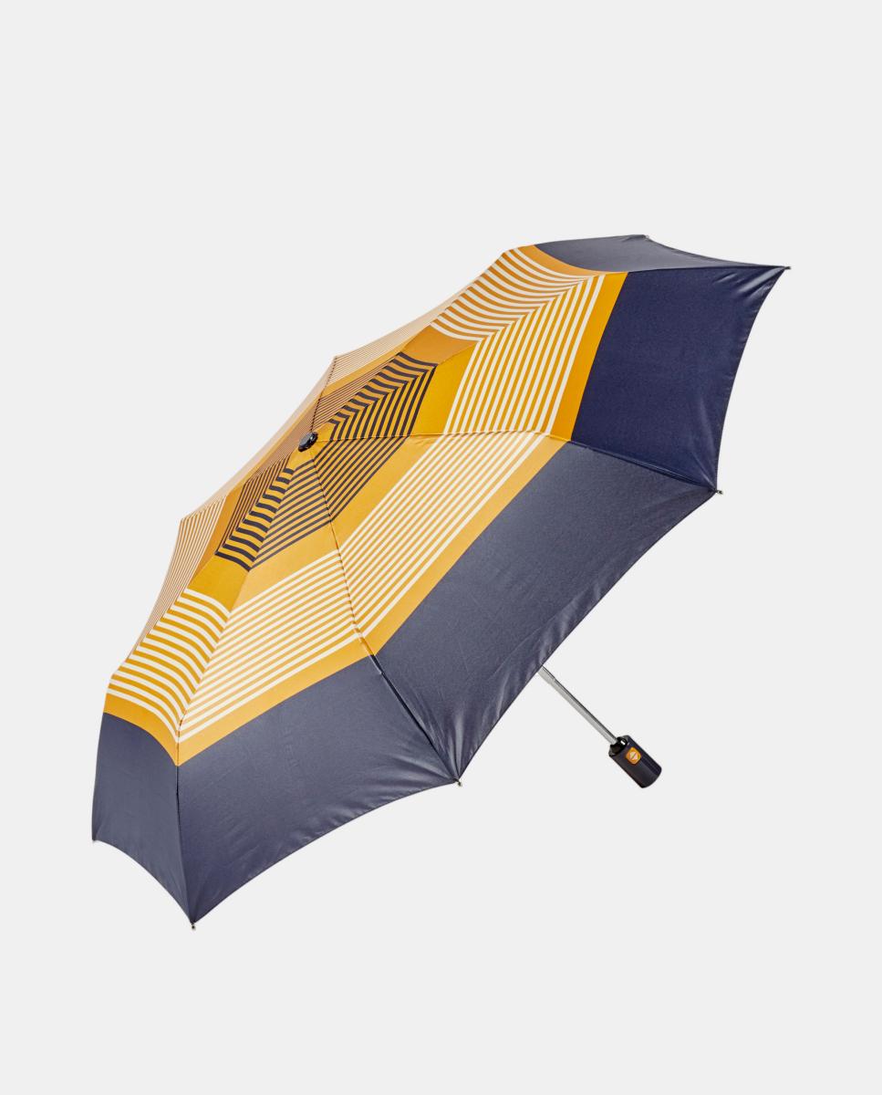 Imagem 0 de Guarda-Chuva Dobrável com Fecho/Abertura Automático. Às Riscas