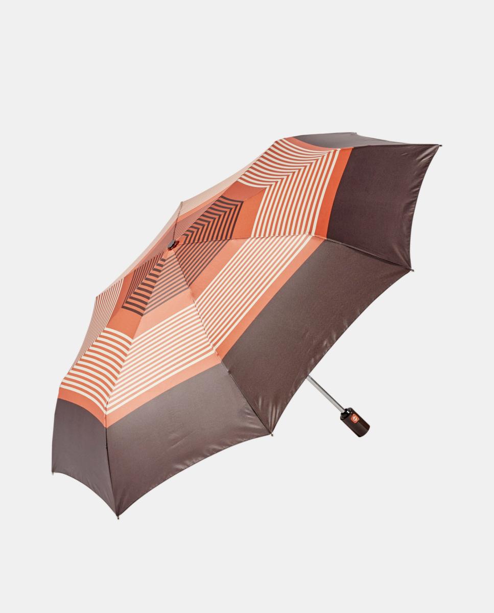 Imagem 0 de Guarda-Chuva Dobrável com Fecho/Abertura Automático. Às Riscas