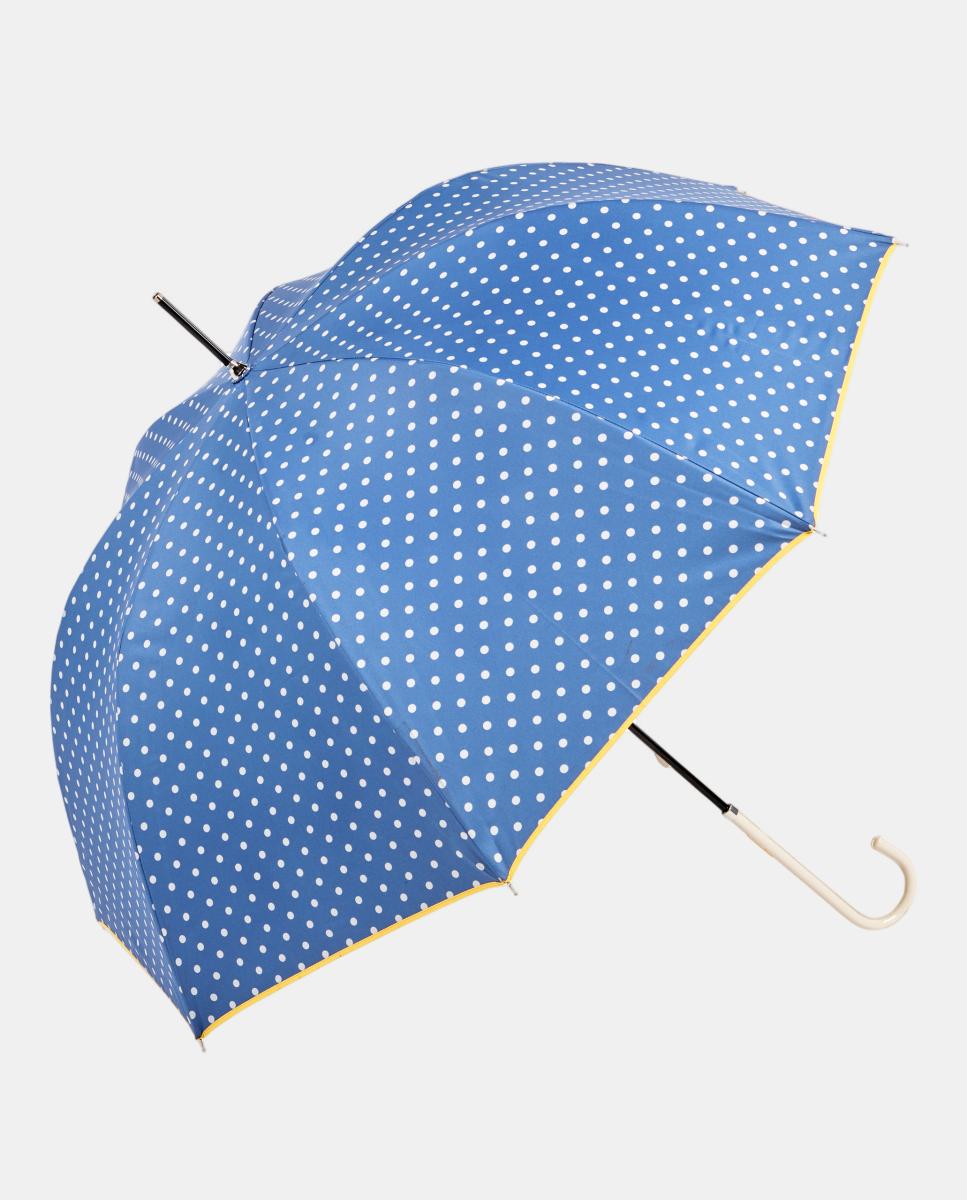 Imagem 0 de Guarda-Chuva Comprido Manual UPF50+ com Estampado às Bolinhas