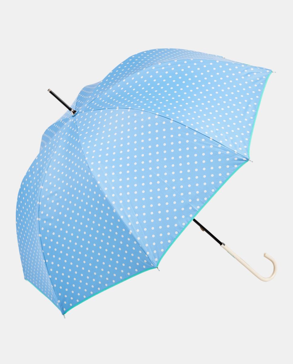 Imagem 0 de Guarda-Chuva Comprido Manual UPF50+ com Estampado às Bolinhas