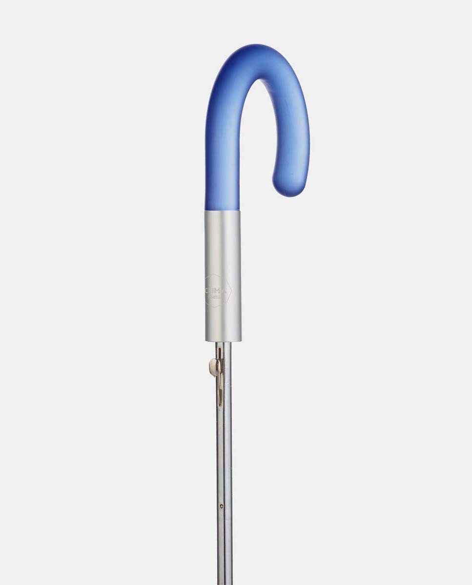 Guarda-Chuva Comprido Automático Transparente "Tetris". Inclui Varetas, Punho e Fita a Condizer com o Estampado do Tetris e Tecnologia Windproof. Azul-3