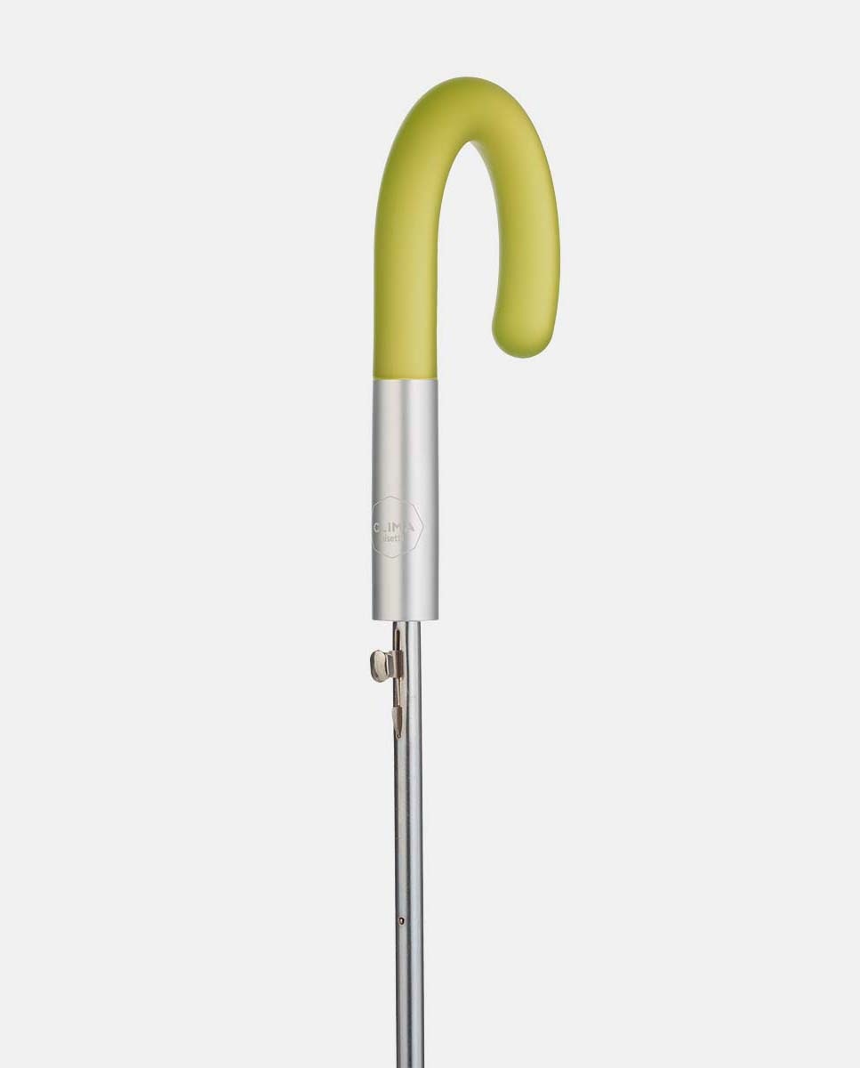 Guarda-Chuva Comprido Automático Transparente "Tetris". Inclui Varetas, Punho e Fita a Condizer com o Estampado do Tetris e Tecnologia Windproof Verde-3