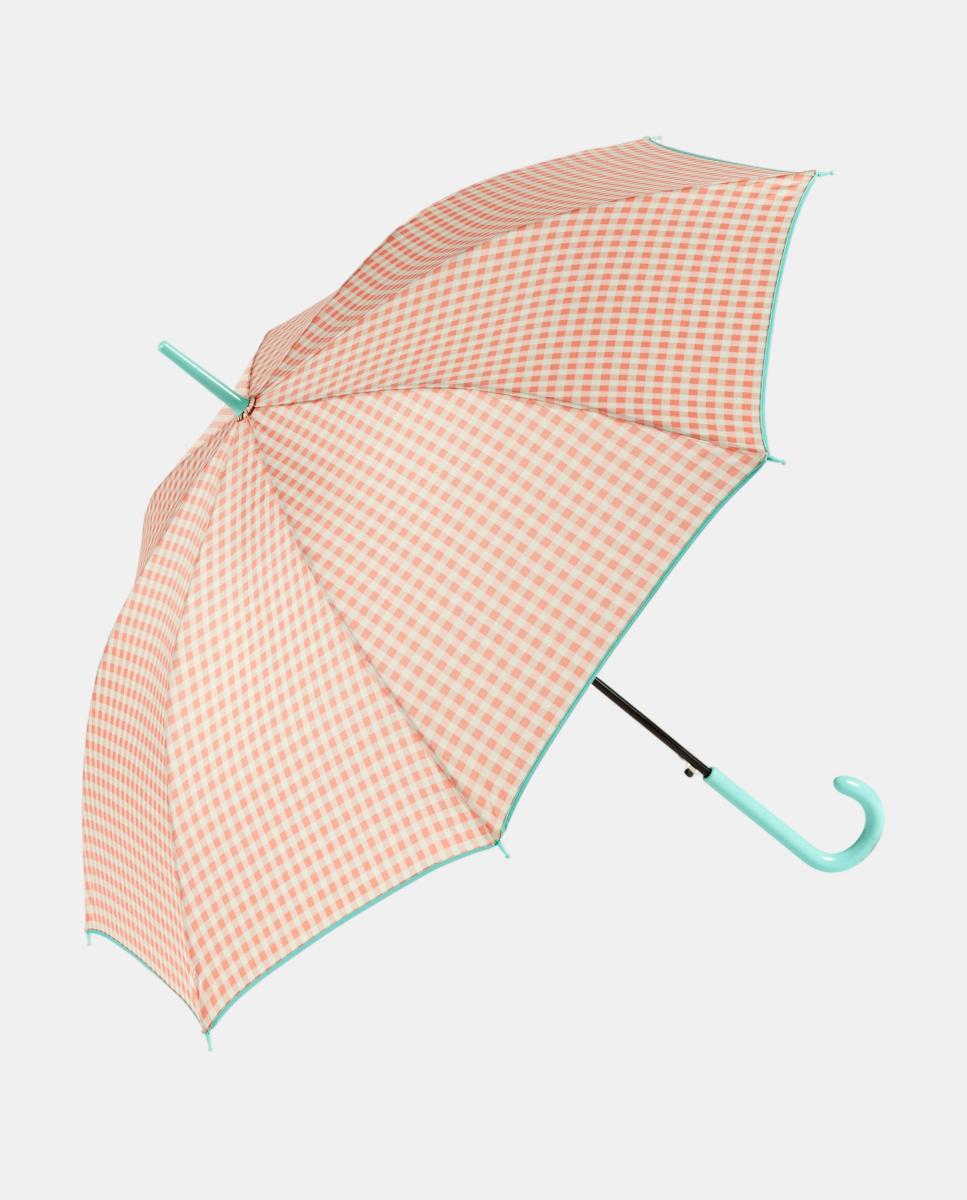 Imagem 0 de Guarda-Chuva Automático de Metal. Estampado Vichy