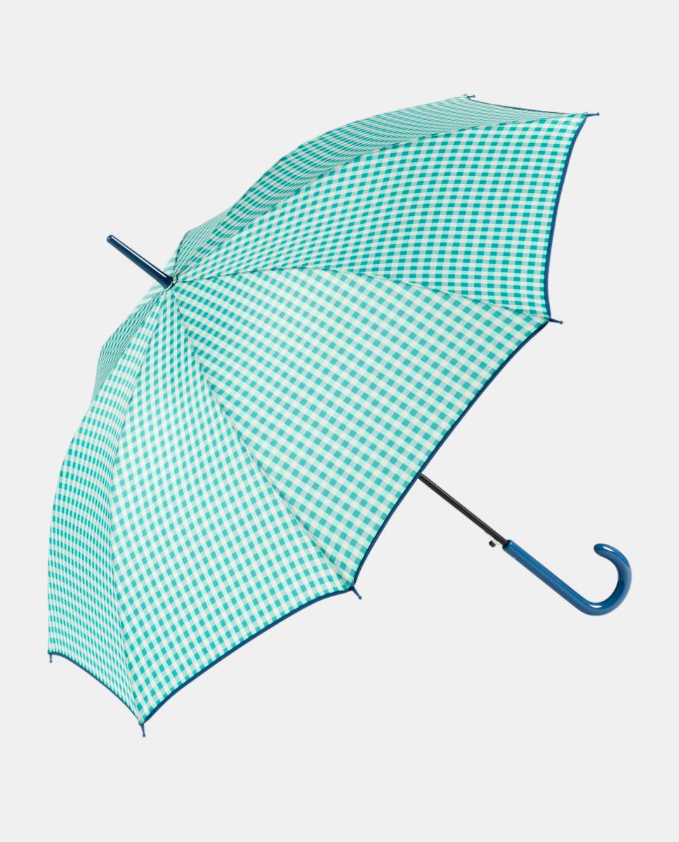 Imagem 0 de Guarda-Chuva Automático de Metal. Estampado Vichy