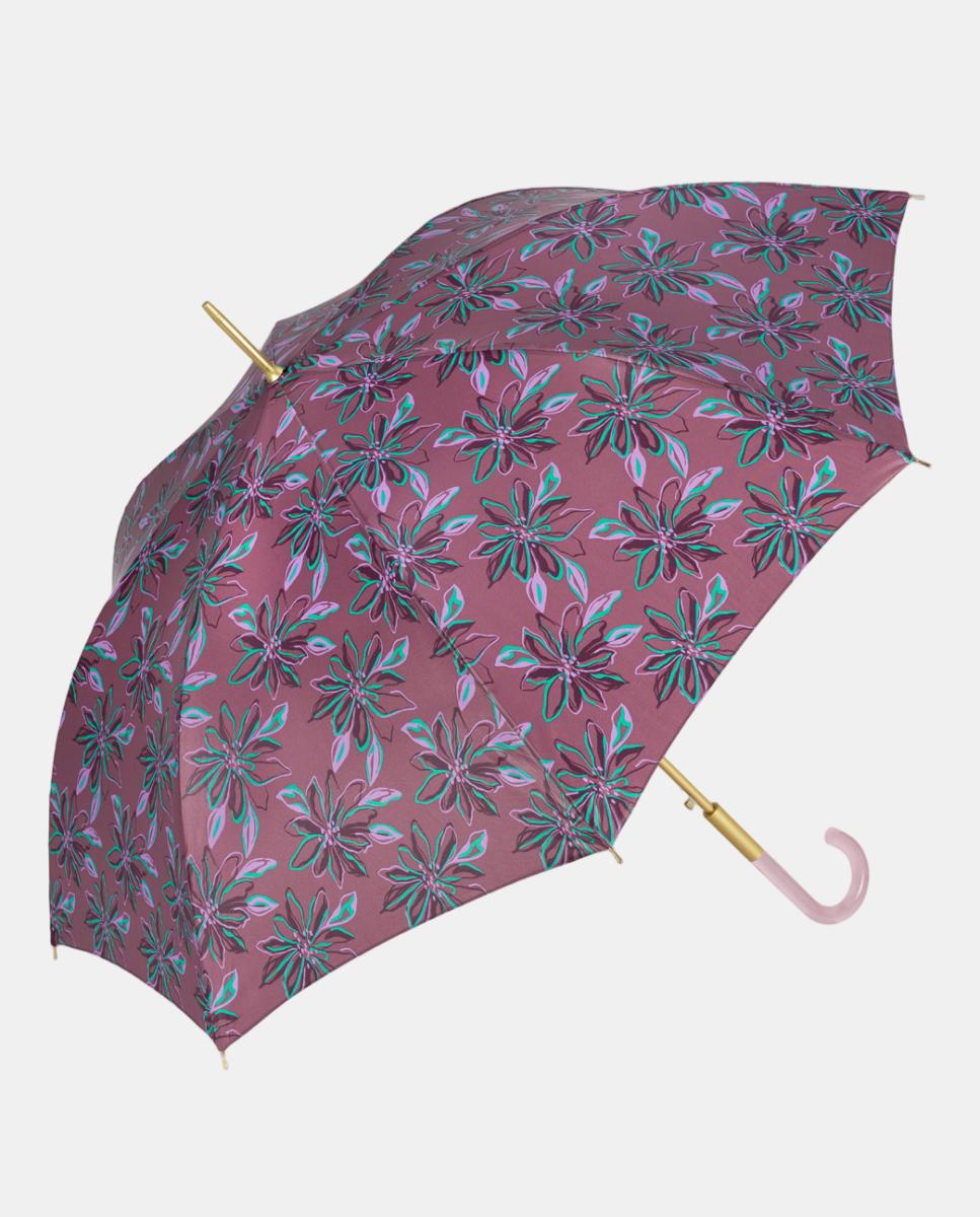 Imagem 0 de Guarda-Chuva Comprido Automático com Cabo Curvado Estampado