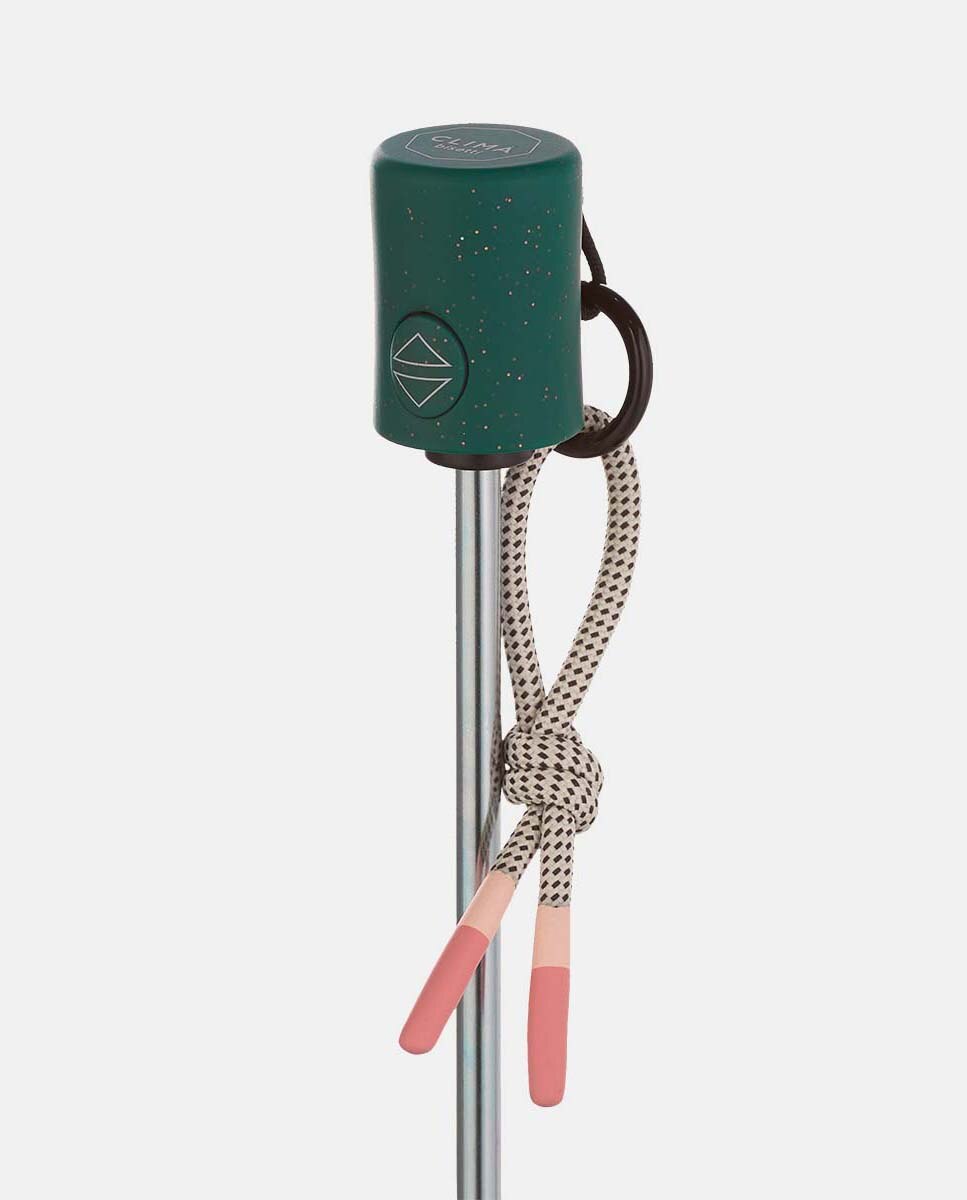 Guarda-Chuva Dobrável Open+Close "Astrology". Trata-se de um Guarda-Chuva com Tecnologia Windproof e Tecido de Poliéster Reciclado e Reciclável. Verde-3
