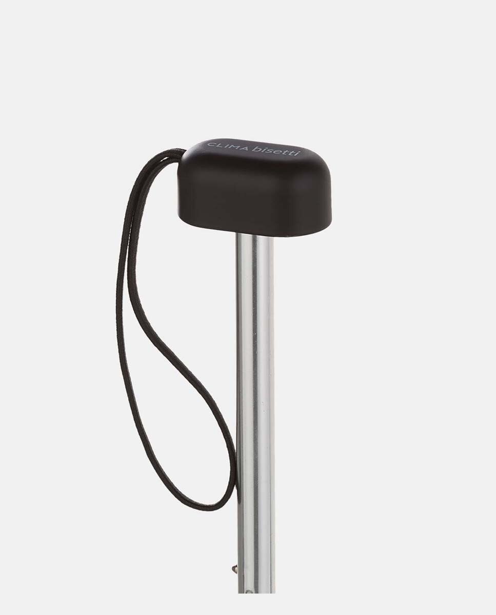 Guarda-Chuva Dobrável Manual de Punho Curvo "Blend" com Proteção Solar UVP50+ e Tecido de Poliéster Reciclado e Reciclável Turquesa-2