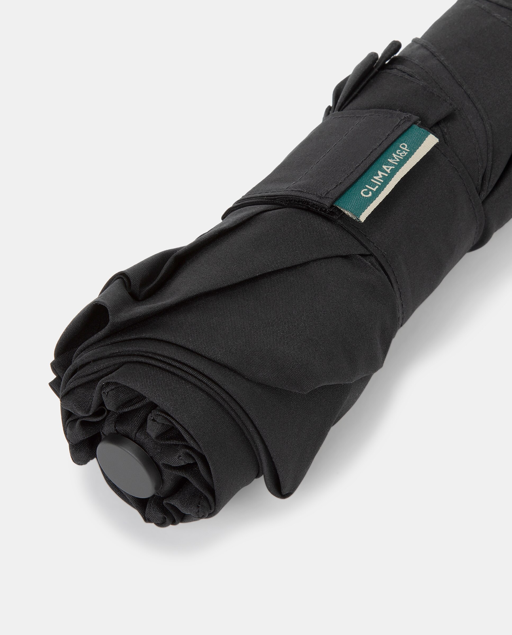 Guarda-chuva mini automático preto liso Preto-3
