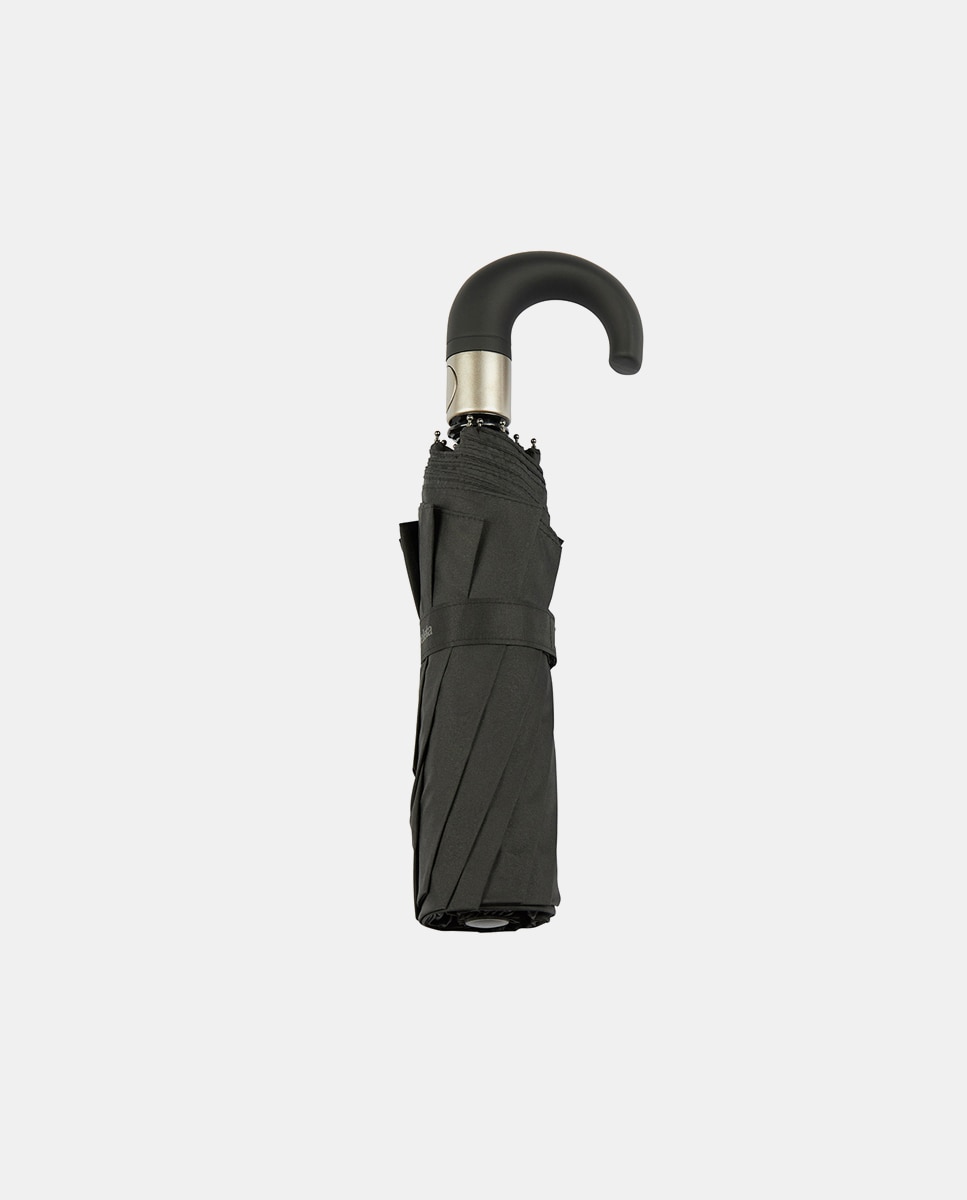 Imagen 3 de Paraguas plegable automático en negro liso - Ezpeleta - Negro Negro
